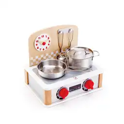 Hape Juguete E3151 2 in 1 Kitchen & Grill