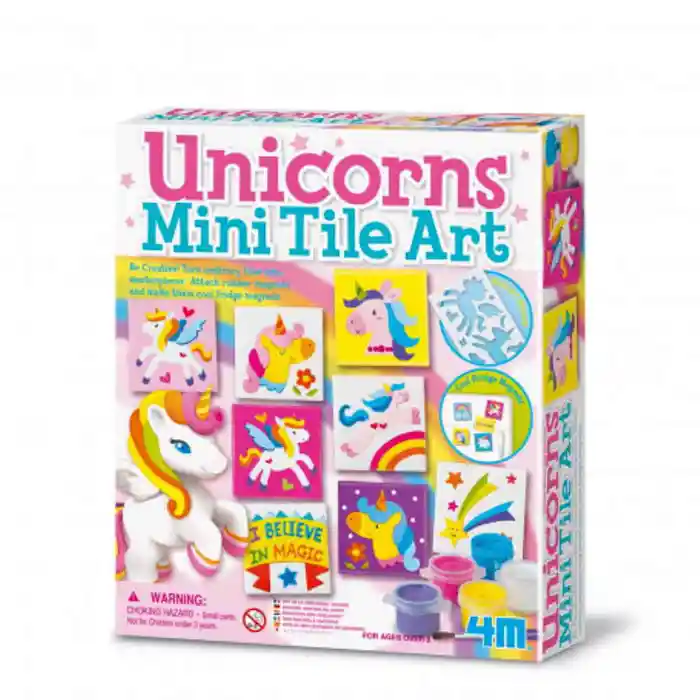 4M Kit Unicorn Tile Art Azulejos de Unicornio