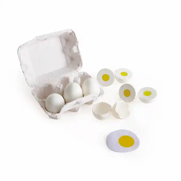 Hape Juguete Cocina E3156 Egg Carton Huevos