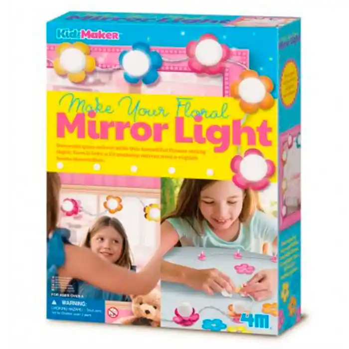 4M Decoraciones Mirror Flower Light Flores Luminosas