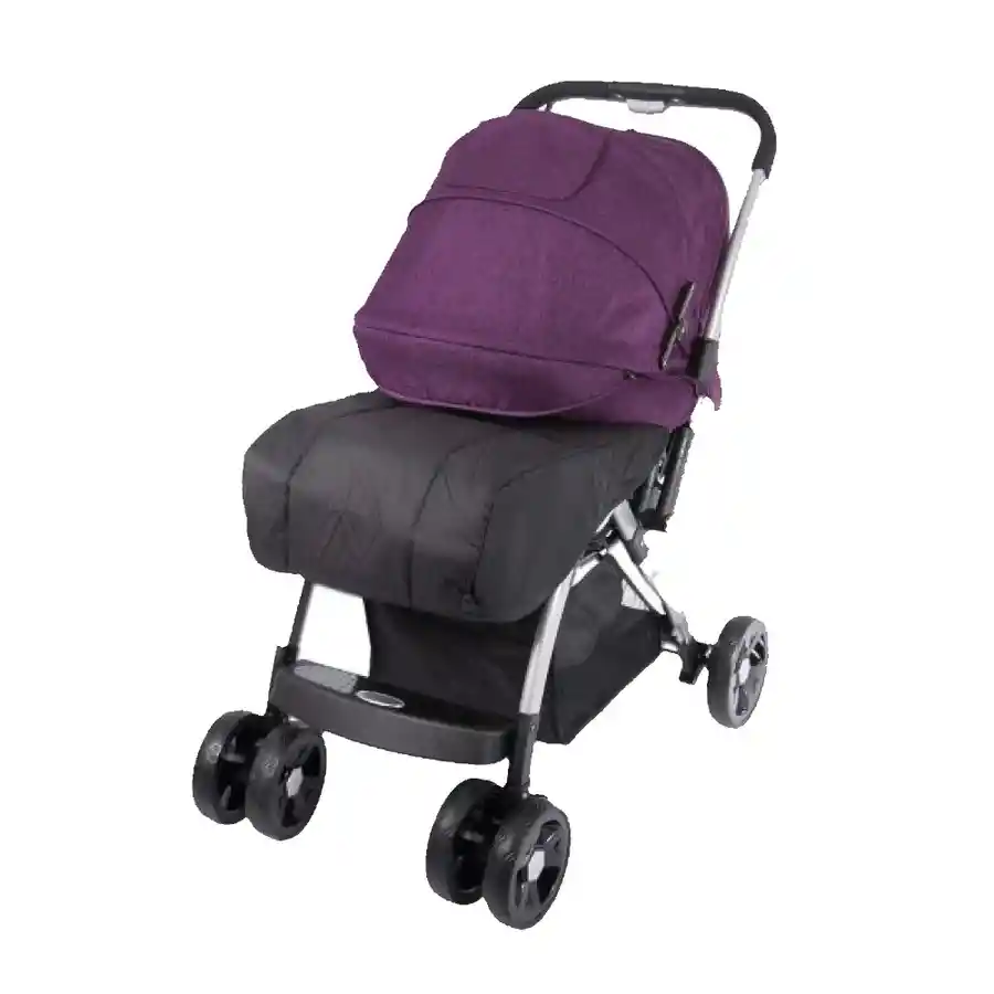 Ebaby Coche Cuna Kuper Reversible Color Púrpura