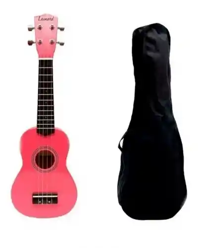 Leonard Ukulele Soprano Standard Importado Madera Con Forro