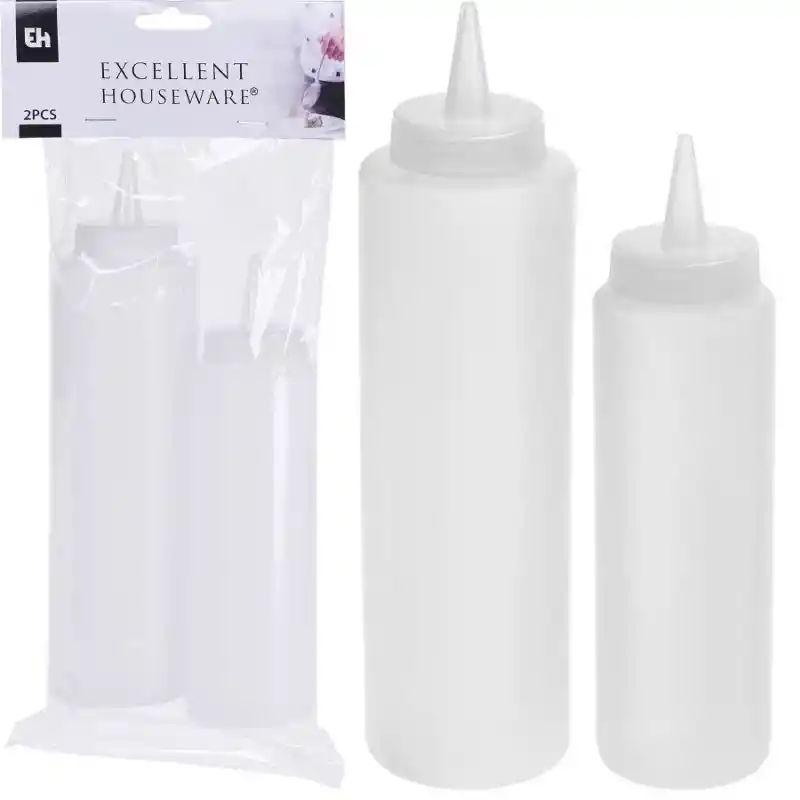 ExcellHouse Set Botellas Dispensadoras Para Salsas 170297490