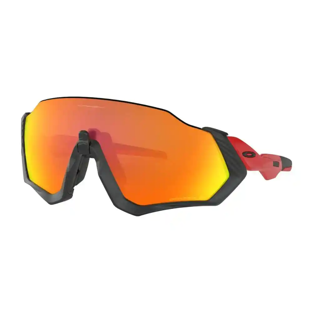 Oakley Gafas Flight Jacket Matte Black/Red Liene Prizm Ruby