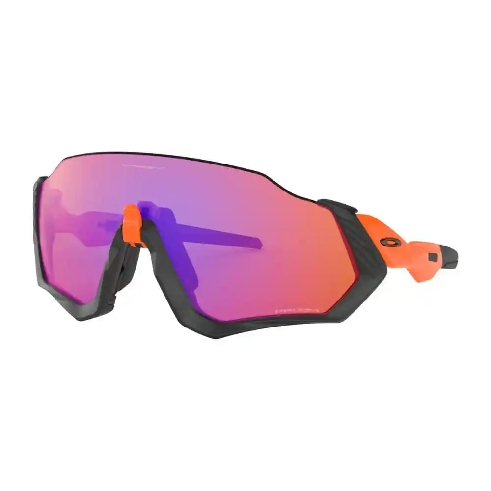 Oakley Gafas Flight Jacket Matte Black/Orange Prizm Trail