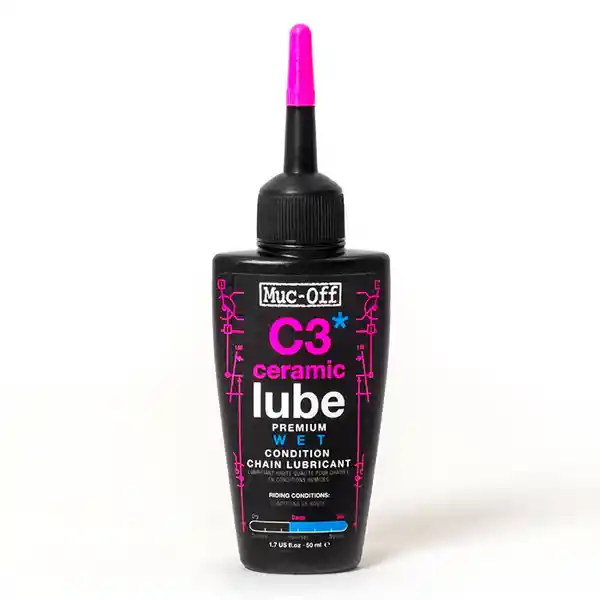 Muc-Off Lubricante C3 Wet Ceramic Lube 50 mL