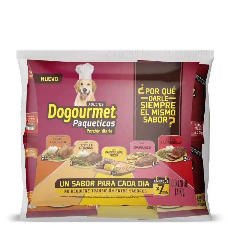 Dogourmet Alimento para Perros Adultos Sabores Variados