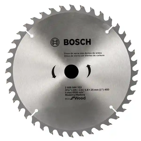 Bosch Hoja de Sierra Circular Ecoline 9'' y 235 Mm
