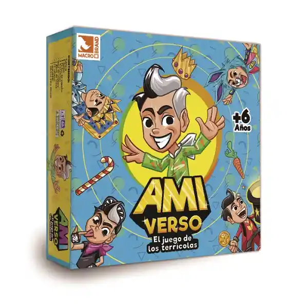 Macrobrand Juego de Mesa Amiverso el Juego de Los Terrícolas