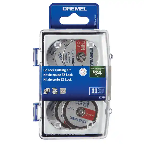 Dremel Micro Kit 11 Accesorios Sistema Ez-Lock Modelo Ez728