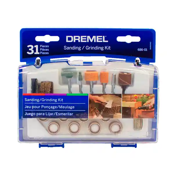 Dremel Micro Kit 31 Accesorios Para Lijar y Afilar Modelo 727