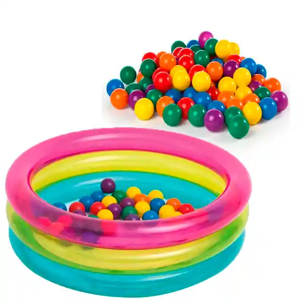 Intex Cangurus Piscina 147 + 200 Pelotas Para Tu Bebe