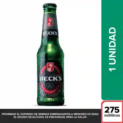 Cerveza Beck's Bot. 275ml