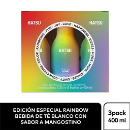Hatsu Rainbow 3 pack Botella x 400 mL