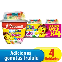 Alqueria Alimento Lácteo Fortikids con Gomitas Trululu