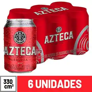 Azteca Cerveza Pilsener Lata 6 Unidades