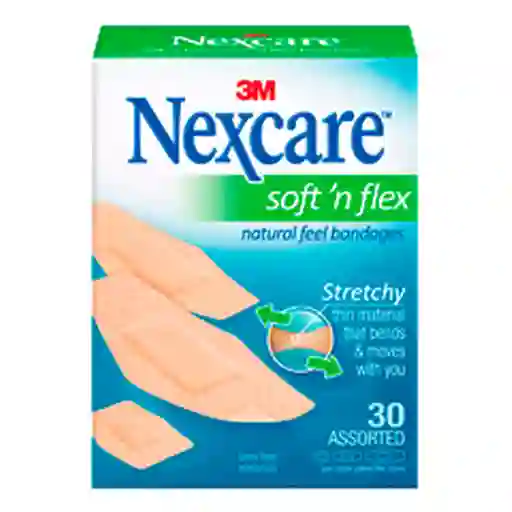 Nexcare Curas Flexibles Sof'n Surtida