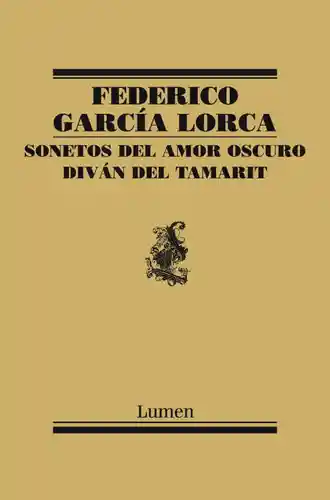 Sonetos Del Amor Oscuro Diván Del Tamarit