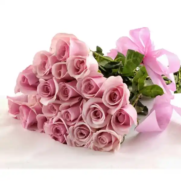 Yourgift Bouquet De 24 Rosas Color Pink