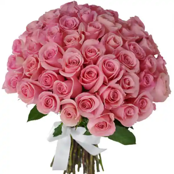 Yourgift Bouquet De 60 Rosas Color Pink