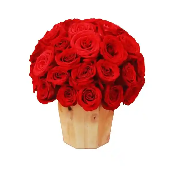 Yourgift Valde De Madera 36 Rosas Red