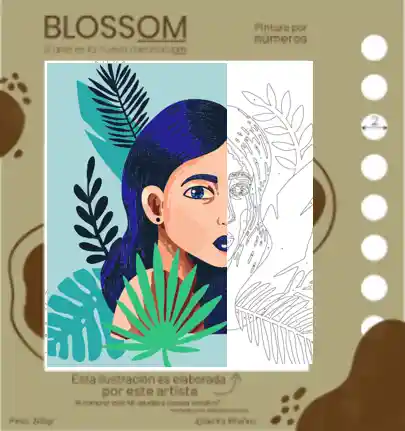 Soy Blososm Kit de Arte Isaodelco Destello Rosalie