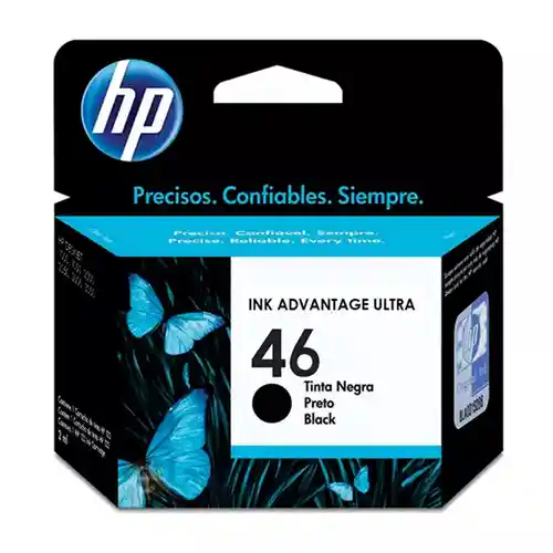 Hp Tinta 46 Negra