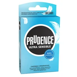 Prudence Preservativos de Latex Ultra Sensibles