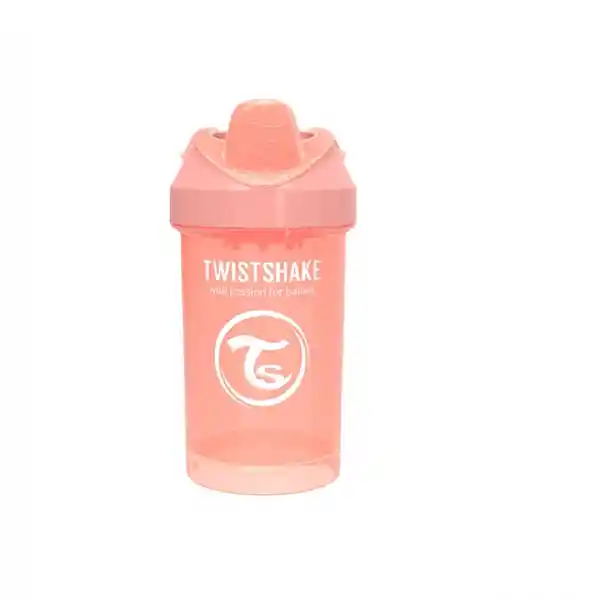 Twistshake Vaso Entrenador Crawler Cup 10oz 300 mL 8m+ Salmón