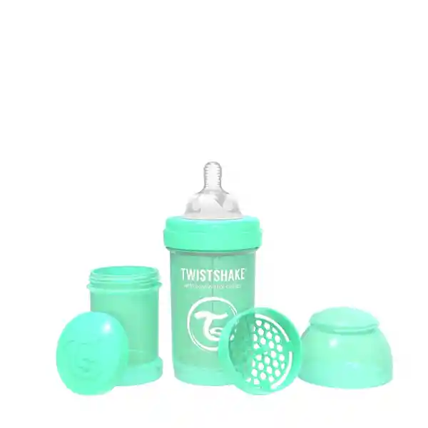 Twistshake Tetero Biberon Anticolicos 6oz 180 mL Verde