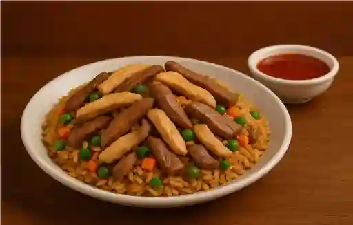 Arroz Chino Pollo y Lomito