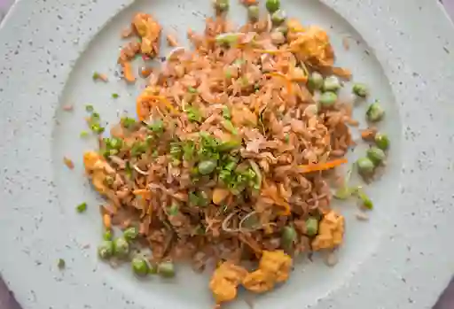 Stir Fry Arroz con Vegetales y Lomo
