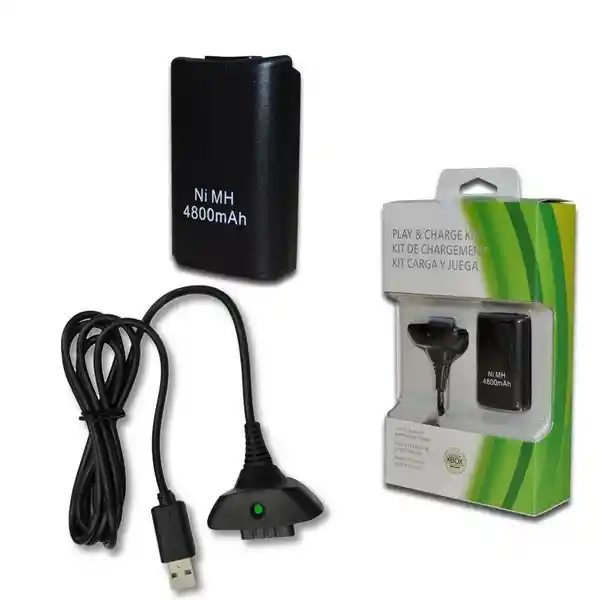 Xbox One Kit Carga y Juega Pila Bateria y Cable