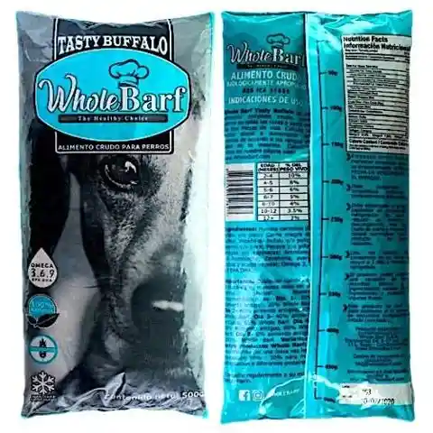 Snacks Whole Barf Bufalo 500 G