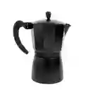 Ambiente Gourmet Cafetera Moka 9 Tazas Negra