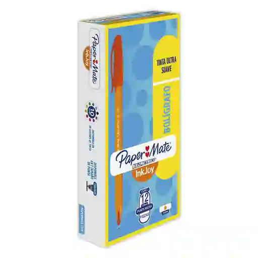 Paper Mate Bolígrafo Kilométrico 100 Naranja