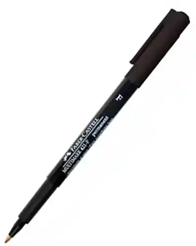 Faber Castell Marcador Multimark Negro 421-F-N