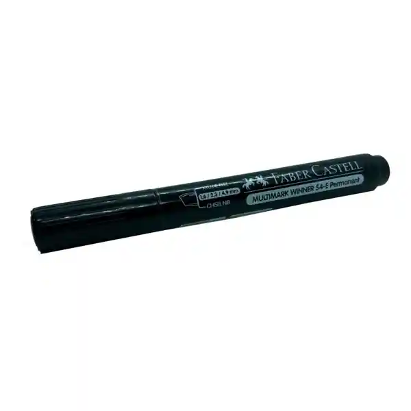 Faber Castell Marcador Permanente Negro