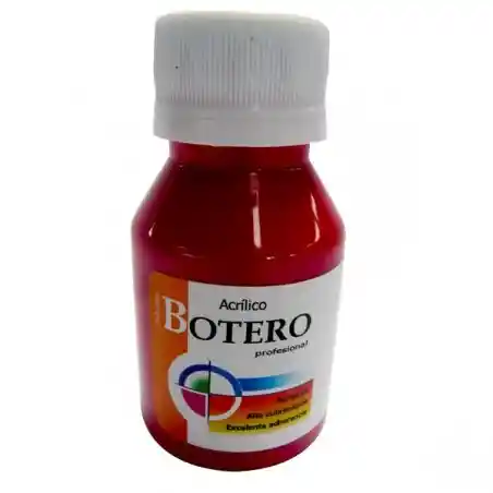 Botero Acrílico Rojo 60cc