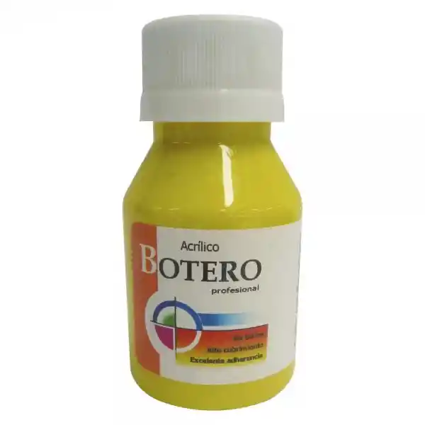 Botero Acrílico Amarillo Básico 60cc