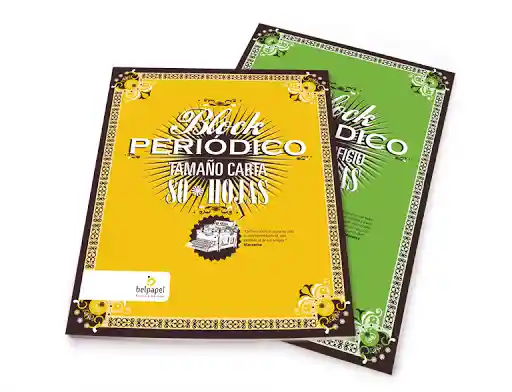 Belpapel Block Periodico Medio Oficio 80 Hojas