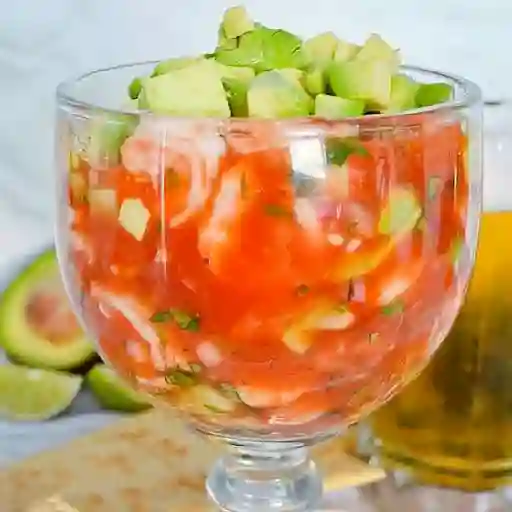 Coctel Camarón en Salsa Roja