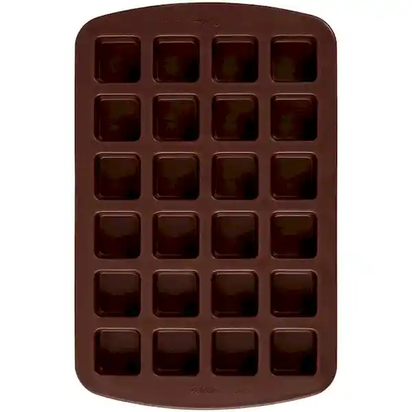 Molde Silicona Mini Brownies 24 Cavidades