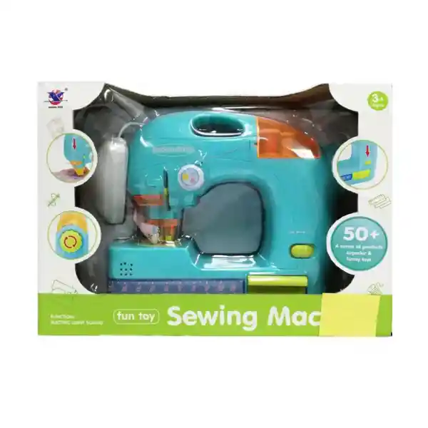 Sewing Machine Deluxe Máquina de Coser Para Niña Color Azul