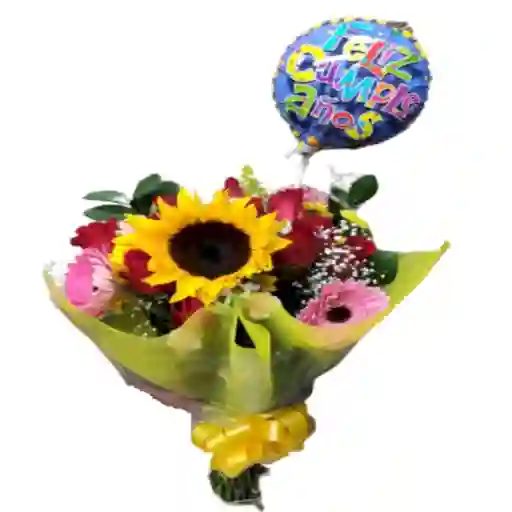 PetalosDe Rosa Arreglo Floral Bouquet Girasol