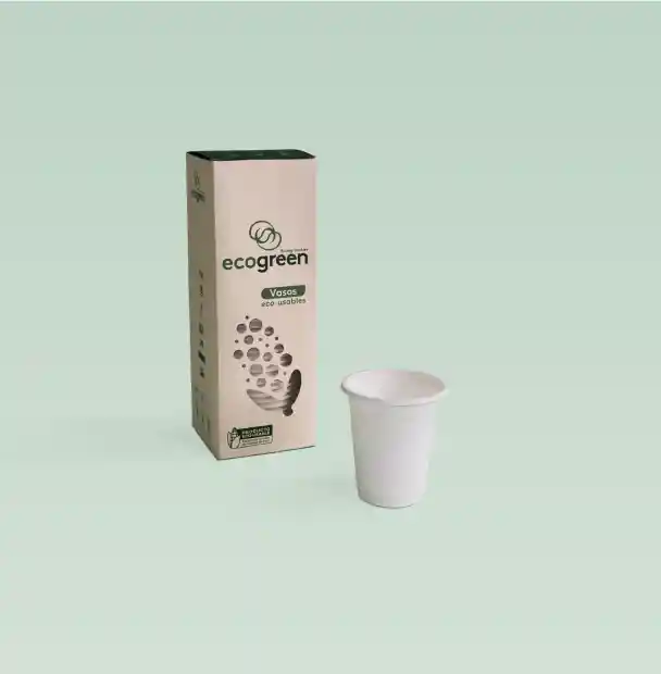 Vaso Biodegradable 6 Oz. Caja X 25 Und.