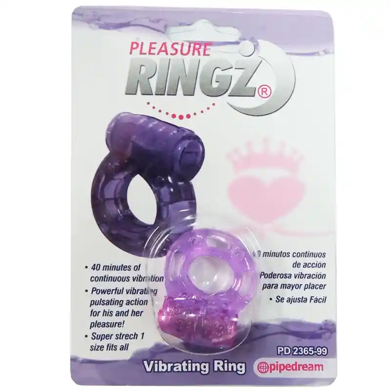 Anillo Vibrador 40 Minutos De Placer 