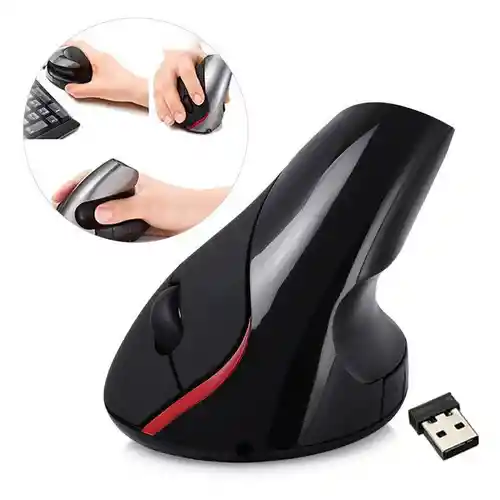 Servertecnology Mouse Usb Vertical Ergonómico Inalámbrico