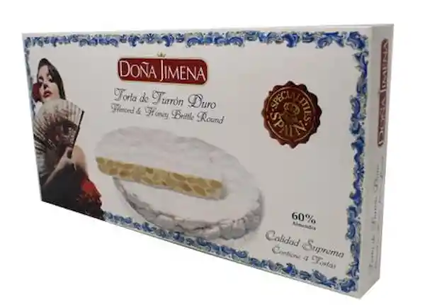 Doña Jimena Torta de Turrón 4 Unidades /100 g