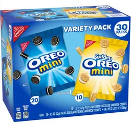 Oreo Nabiscomini Variedad 30 Pk/42 G